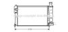 AVA QUALITY COOLING PE2098 Radiator, engine cooling